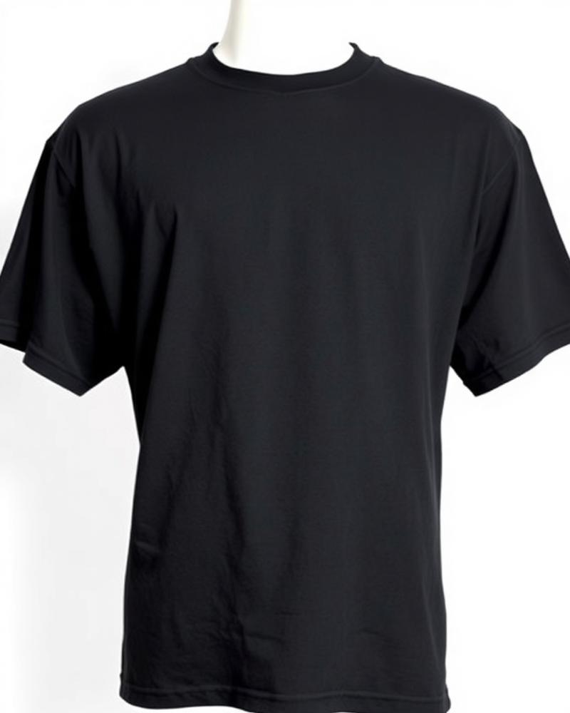 Men Black Oversized T-Shirt