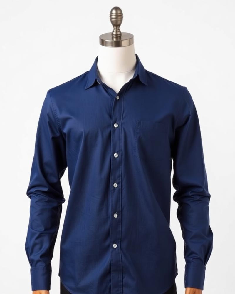 Men Navy Casual Shirt