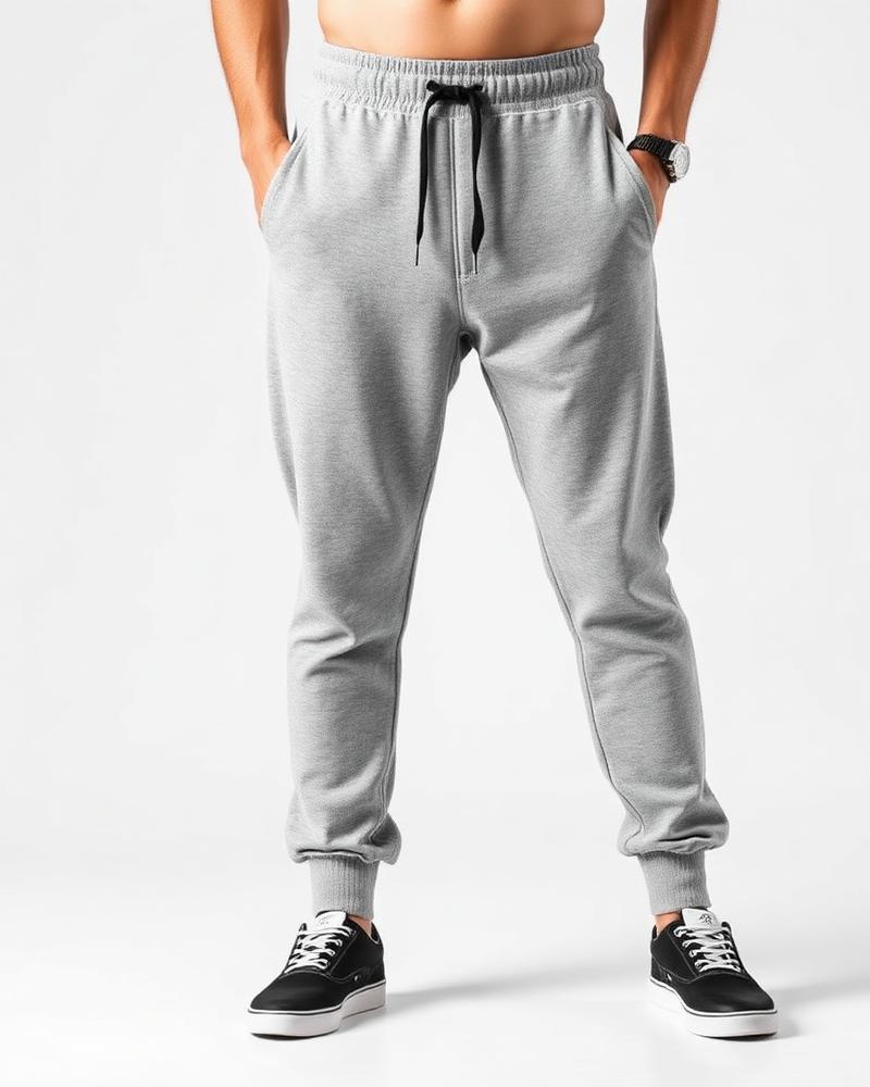 Men Grey Joggers